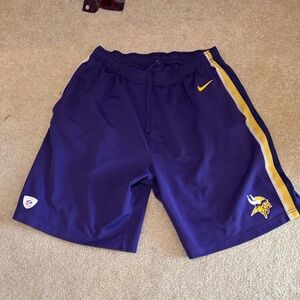 Minnesota Vikings Nike Men's Athletic Shorts in Purple and Gold